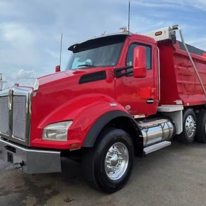 Camion à benne basculante Kenworth T880 à trois essieux, 420 CV, 15,5 pieds, boîte automatique 6 vitesses, occasion, très propre, années 2020, 2022, 2023 - Product Image 1