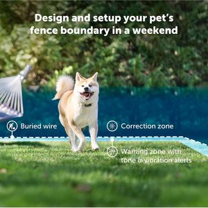 For PetSafe Stubborn <b>Dog</b> In-Ground Containment <b>Collar</b> Receiver Waterproof Nylon Fence with Tone Vibrae & Static Features - Product Image 2