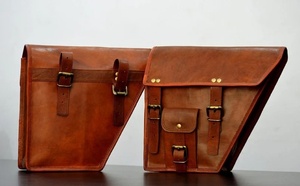 Funda de sillín de bicicleta de cuero de diseñador personalizado marrón agradable 2025, famosa bolsa de marco de viaje para bolsos de bicicleta, bolsas pequeñas de formas únicas - Product Image 4