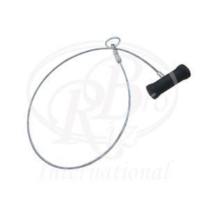 Soporte para cerdos de Nariz de alambre con Cable de bucle de agarre de plástico Instrumento veterinario de 44 pulgadas Soporte para cerdos - Product Image 1
