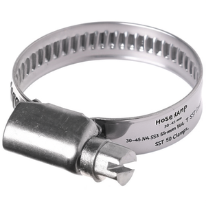 Hose <b>Clamp</b> 30-45 mm W4 Band Width 12 mm KT SST-Pack Size 50 <b>Clamps</b> - Product Image 3