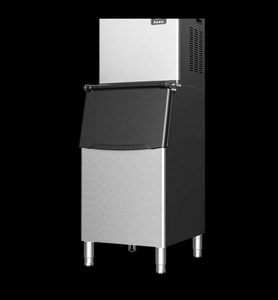 Machine à glaçons électrique de qualité supérieure CIM-01 en acier inoxydable, 450 lb, cubes pleine taille, robuste, alimentée en courant alternatif - Product Image 1
