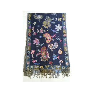 Best Wholesale Price Customized Wool Stole With Embroidery Work Available at Bulk Quantity - Product Image 5
