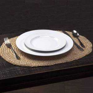 Seagrass and Rattan Woven Charger Plates Eco-Friendly Boho Wedding Table Decor 13 Inch Round Rustic Dinner <b>Placemats</b> - Product Image 4