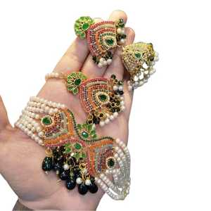 CONJUNTOS DE JOYERÍA PASHUN PARA MUJER CULTURA AFGANI DISEÑOS ÚNICOS ACERO INOXIDABLE PLATINO CHAPADO para FIESTA BODA DESGASTE OEM ODM - Product Image 1