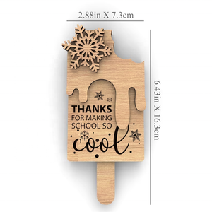 Marco en forma de helado de madera de 3 capas para niños, tarjeteros personalizados, regalo para niños, juguetes y manualidades de diseño de juegos - Product Image 6