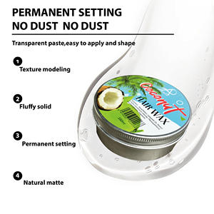 Crème de cire de <span class=keywords><strong>teinture</strong></span> professionnelle pour cheveux temporaires pour hommes OEM Pommades et cires de contrôle des bords de haute qualité - Product Image 6