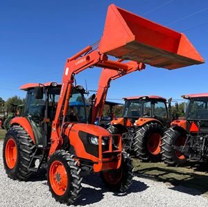 Tracteur certifié EPA Kubota 60HP tracteur/M6060 Kubota assez utilisé avec accessoires - Product Image 3