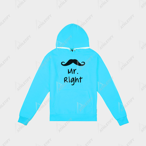 Sudadera con capucha de mezcla de algodón Premium para hombre, colores y tamaños personalizables con costuras de estilo básico para ropa de moda de invierno - Product Image 2