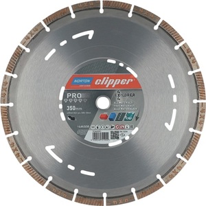 ใบตัดเพชรสำหรับเครื่อง NORTON CLIPPER รุ่น 4 X 4 Explorer ขนาด 350 มม. รูเจาะ 20 มม. ความกว้างเซกเมนต์ 3.2 มม. ความสูงเซกเมนต์ 12 มม. ชนิดขัดถู - Product Image 1