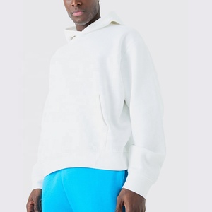 Pull-over Oversize en Polaire Unie Respirant à Épaules Tombantes en Polyester Coton Lourd, Personnalisable pour Fabricants OEM - Product Image 5