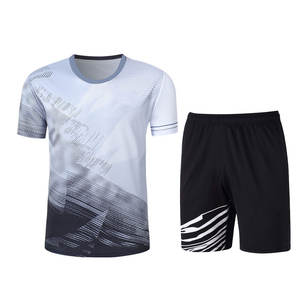 2026 mejor diseño cómodo uniforme de equipo de tenis para hombres 100% algodón orgánico y poliéster logotipo personalizado y uniformes de Color - Product Image 6
