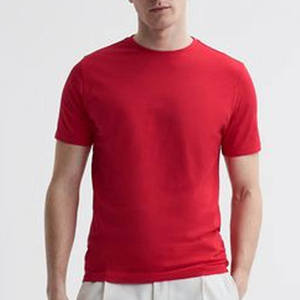 Logo personnalisé conception Premium look lourd t-shirt 280GSM plaine t-shirt pour hommes unisexe col rond t-shirt - Product Image 3