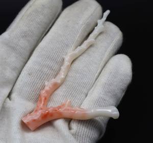 Large Natural White <b>Coral</b> Branch Loose Polished Rough Gemstone for <b>Jewelry</b> Making Japanese White <b>Coral</b> Stick Premium Quality - Product Image 2