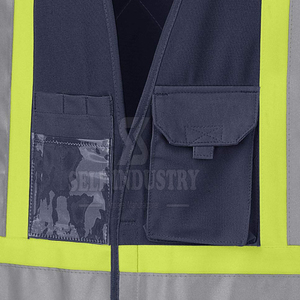 Meilleure vente gilet de sécurité respirant avec conception personnalisée nouvelle arrivée à prix raisonnable Logo personnalisé pris en charge - Product Image 3