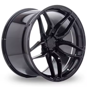 100% vente Concaver CVR3 platine noir jante Concave alliage d'aluminium avec conception à rayons multiples 5x120 PCD - Product Image 1