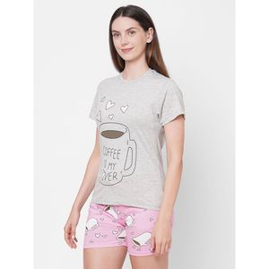 Conjunto de Pijama Evolve para Mujer, Estilo Casual, 100% Algodón, Tejido de Punto Estampado (Conjunto de Pantalones Cortos), Suave y Cómodo, Suministrado por ODM, Regalo Incluido - Product Image 5