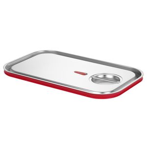 Conteneur de stockage alimentaire HENDI Kitchen Line GN 1/1 530x325mm avec couvercle à rebord en silicone - Product Image 1