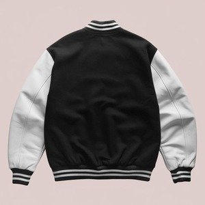 Chaqueta Universitaria Acolchada con Capucha para Hombre, Estilo Urbano, Moderna y Cómoda, Bordado Personalizado en Lona, Pedidos OEM y ODM, Logotipo Frontal - Product Image 2