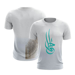 T-shirt personnalisé 100% coton Mode sportive pour hommes à manches courtes Logo personnalisé surdimensionné Longue longue-OEM Services disponibles - Product Image 1