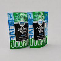 Sachet refermable personnalisé imprimé pour granola, sachet souple refermable de qualité alimentaire pour céréales et fruits secs