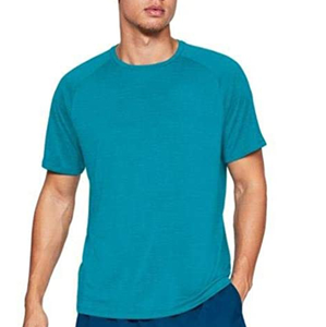 Camiseta lisa de algodón suave con cuello redondo para hombre, cómoda y versátil, perfecta para ropa informal, camiseta personalizada disponible para hombre - Product Image 2