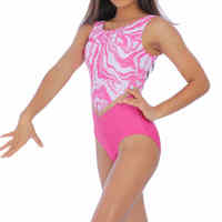 Justaucorps de danse d'entraînement pour femmes en tissu polyester et élasthanne, adapté aux filles, vêtements de danse et d'habillement
