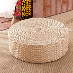 Repose-pieds en jacinthe d'eau, siège pratique, tabouret de repos, ottomanes, tabourets tissés - Product Image 4