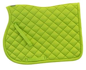 New English Style Horse <b>Dressage</b> Saddle Pads Cob and Full Sizes Available in All Colors Cotton Fabric with Lining - Product Image 2