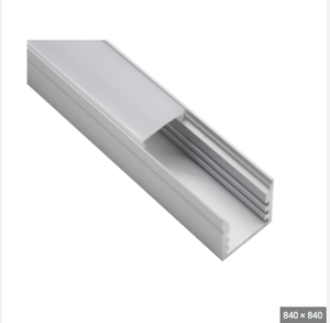 Esquina decorativa de aluminio para montaje en pared interior, para LED - Product Image 3