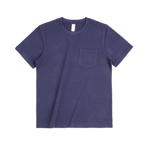 Custom Logo High Quality Men's 100% Cotton Tshirt With <b>Pocket</b> Casual <b>Pocket</b> T-<b>shirt</b> for men - Product Image 4