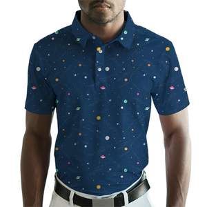 Vente en gros de polos vierges unisexes avec logo de marque personnelle imprimé brodé sur mesure polos décontractés pour hommes - Product Image 5