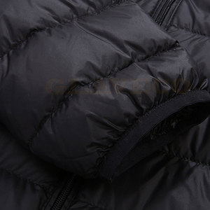 Chaqueta acolchada de invierno para hombre hecha a medida más vendida, nailon transpirable de poliéster con cuello levantado, estilo callejero - Product Image 3