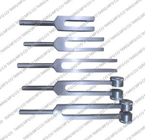 Recién llegado, juego de diapasones para Escuela de Medicina, 128Hz, 256Hz, 512Hz, 1024Hz, 2048Hz, para estudiantes, médicos, enfermeras - Product Image 5