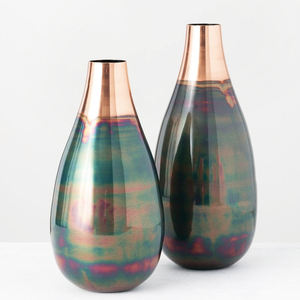 Florero Moderno de Metal Color Oro Rosa, Decoración Ligera para el Hogar para Flores y Plantas, Tamaño Personalizable, Precio al por Mayor - Product Image 5