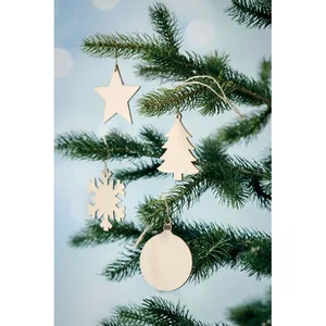 Decorazioni Natalizie Rotonde in MDF Baly, Gadget Natalizi Personalizzati per Arredamento Festivo - Product Image 2