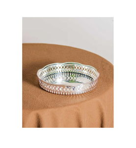 Plateau de luxe Décoration de la maison Plateau en métal Forme ronde Vaisselle Ustensiles de cuisine Restaurants Barware Fabricant de gros Fournisseur - Product Image 5