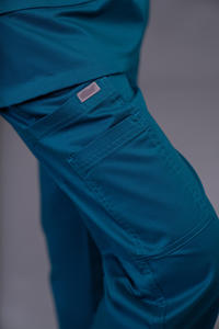 Conjunto de Uniformes Médicos de Verano de Alta Calidad, Unisex, Manga Corta, Poliéster y Spandex - Product Image 3