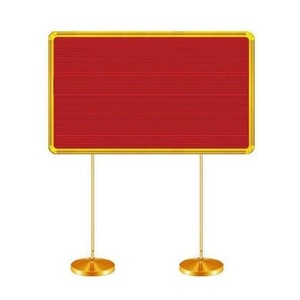 Golden Finished <b>Iron</b> Industrial Design Eco-Friendly <b>Lightweight</b> Luxury Welcome Stand for Hotel Restaurant Wedding Events Decor - Product Image 1