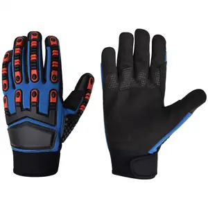 Pro Quality Design Super Grip Gel Oil And Gas Anti-Vibration Impact Protection Safety Gloves