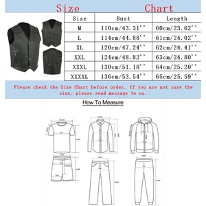 เสื้อกั๊กหนังแท้ผู้ชาย กันน้ำ กันลม สไตล์ไฮสตรีท แบบไม่มีแขน กระดุมแถวเดียว มีกระเป๋าซิป - Product Image 4