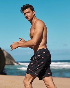 กางเกงว่ายน้ำแห้งเร็วของผู้ชายชุดว่ายน้ำตาข่ายพิมพ์ลายตลก - Product Image 4