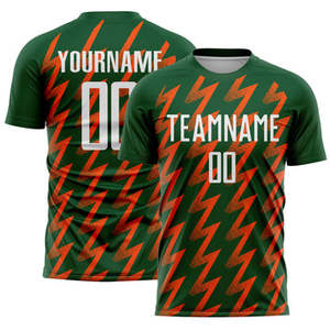 Venta al por Mayor de Camisetas de Fútbol Personalizadas por Sublimación para Adultos Unisex, Nombre del Equipo Personalizado, Secado Rápido, Transpirables, Tela 100% Poliéster, Servicio OEM - Product Image 1