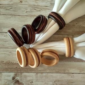 Nouveau rond de serviette en bambou Simple cercle emballage créatif Design classique écologique pour les décorations pour la maison - Product Image 5