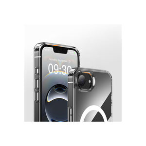 Coque rigide transparente premium compatible MagSafe pour iPhone 16E, gaufrée, protection antichoc pour téléphone - Product Image 4