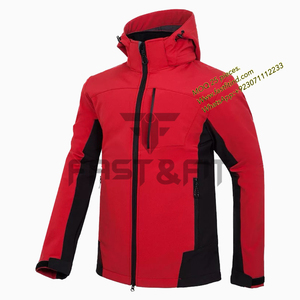 Manteau mince imperméable coupe-vent chaud vêtements d'outillage personnalisés veste tempête à coquille douce pour hommes et femmes - Product Image 4