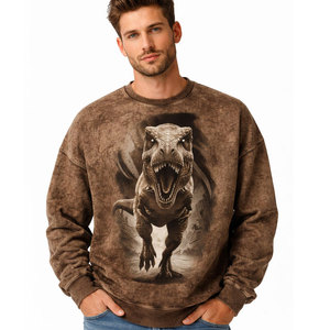 Sweat-shirt décontracté à coupe régulière, fabriqué en tissu polaire doux, 100% coton, écologique, pour le streetwear d'hiver et le confort quotidien - Product Image 3