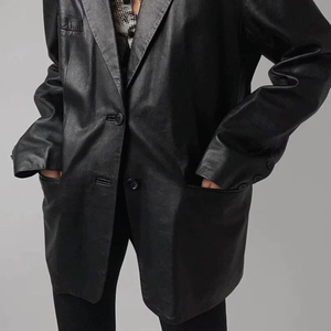 Chaqueta Bomber de Piel de Oveja Genuina para Mujer, Hecha a Medida, de Alta Calidad, Talla Grande, para Invierno, Uso en Exteriores, Secado Rápido, Transpirable, de Algodón - Product Image 2