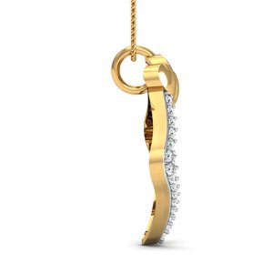 Exclusive Zircon Pendant Minimalist Brass Necklace Women 18k Gold Plated Romantic Double Heart Square Charm Wholesale/OEM/ODM - Product Image 2