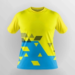 T-shirt de sport pour homme en flanelle unie à séchage rapide, imprimé, pour le tennis de table, le badminton, entraînement, vêtements de sport de haute qualité, stock en vrac - Product Image 5